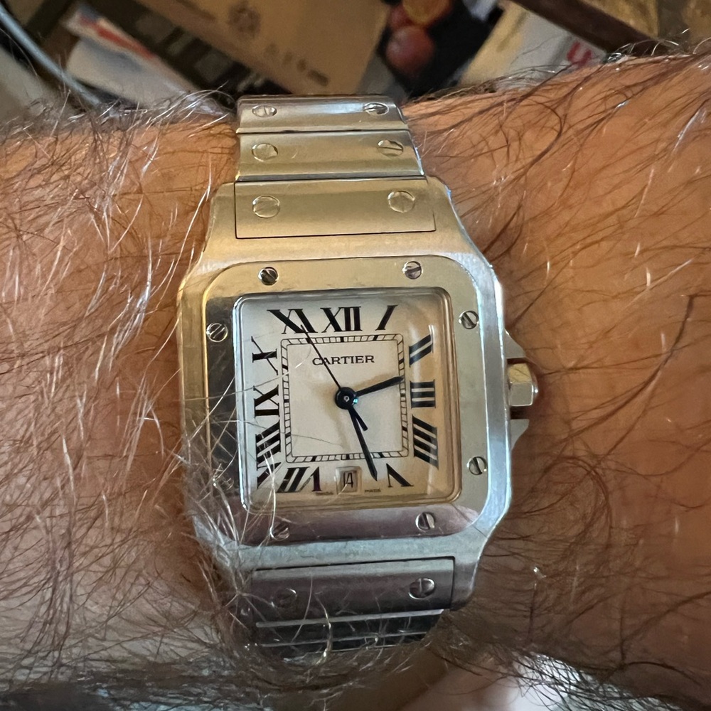 Cartier Santos Medium Quartz
